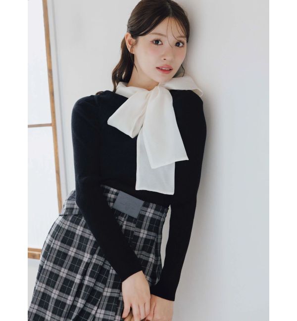 MERCURYDUO「U.S. POLO ASSN.別注アシメプリーツスカパン」|スカート|