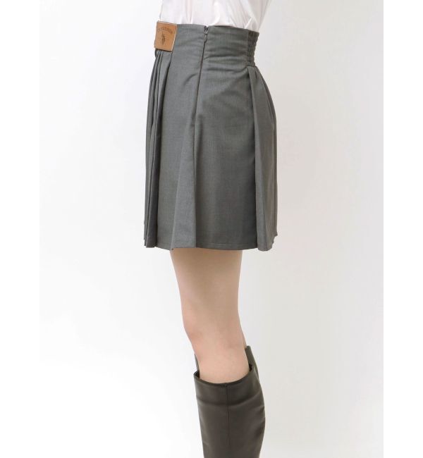 MERCURYDUO「U.S. POLO ASSN.別注アシメプリーツスカパン」|スカート|