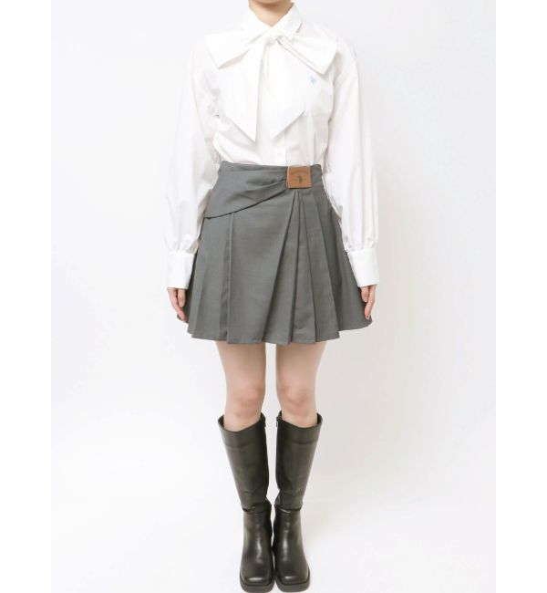 MERCURYDUO「U.S. POLO ASSN.別注アシメプリーツスカパン」|スカート|