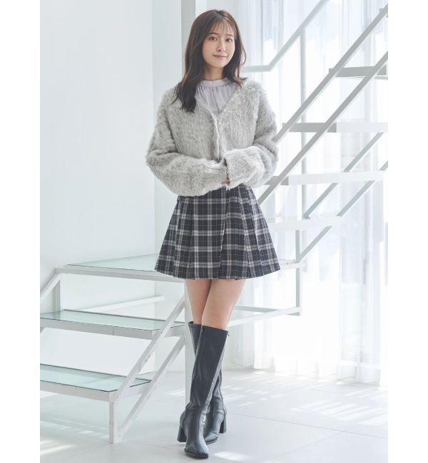 MERCURYDUO「U.S. POLO ASSN.別注アシメプリーツスカパン」|スカート|