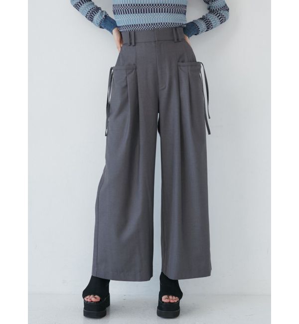 MURUA「ドローポケットワイドパンツ」|その他|グレー