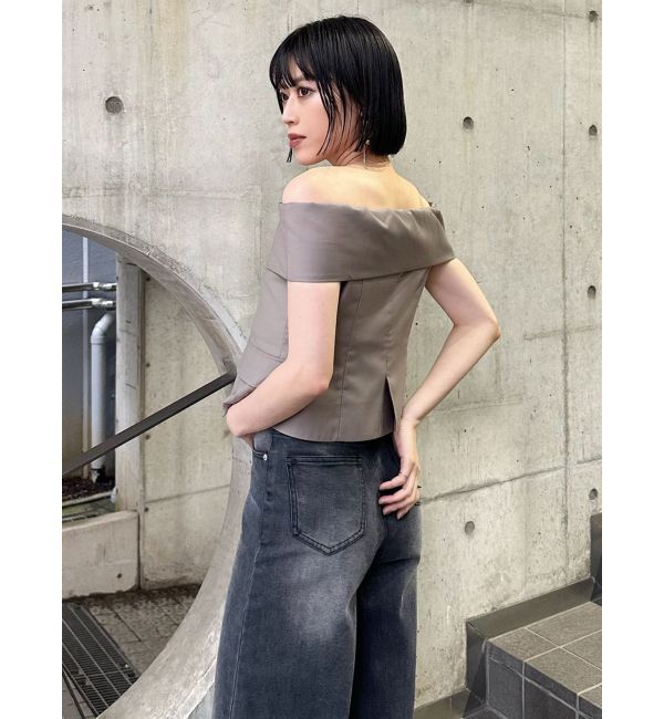 MURUA「オフショルマニッシュブラウス」|シャツ・ブラウス|