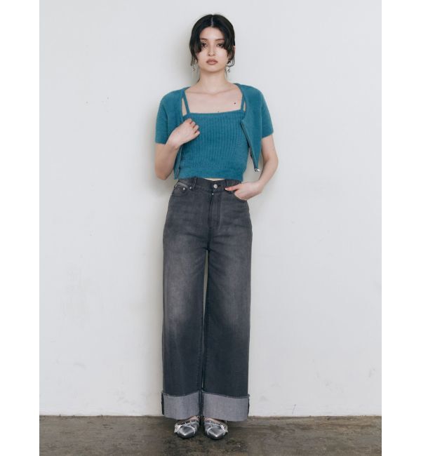 MURUA「ターンアップカットオフデニム」|デニム|