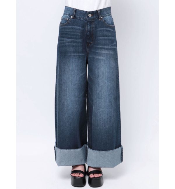 MURUA「ターンアップカットオフデニム」|デニム|