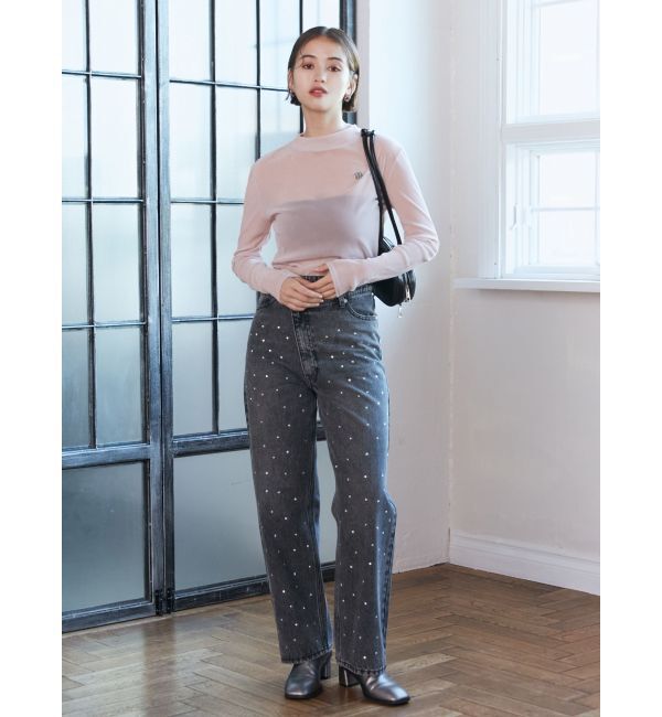 MURUA「ランダムホットフィックスデニム」|デニム|