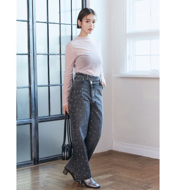 MURUA「ランダムホットフィックスデニム」|デニム|