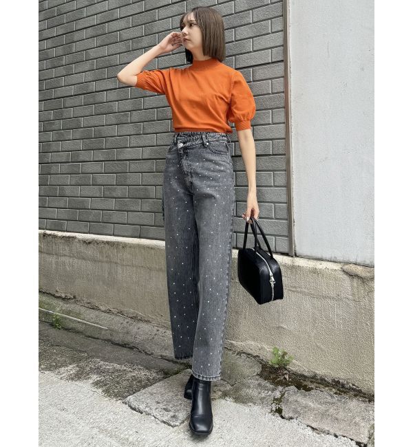 MURUA「ランダムホットフィックスデニム」|デニム|