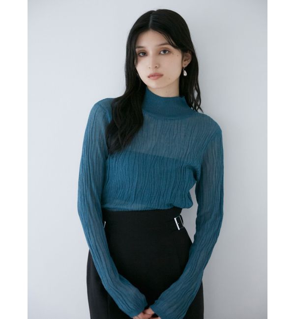 MURUA「ウェーブシアーニット」|ニット・セーター|