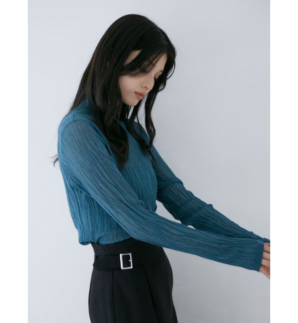 MURUA「ウェーブシアーニット」|ニット・セーター|