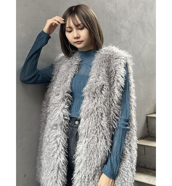 MURUA「ウェーブシアーニット」|ニット・セーター|