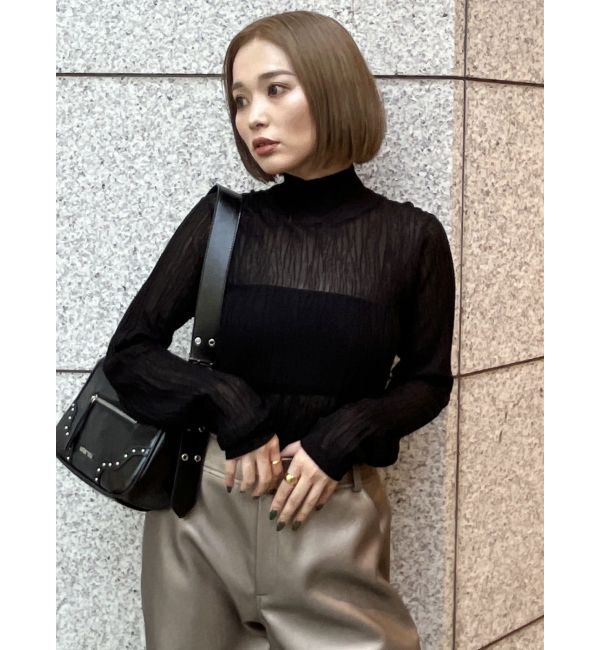 MURUA「ウェーブシアーニット」|ニット・セーター|