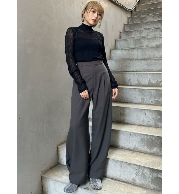 MURUA「ウェーブシアーニット」|ニット・セーター|