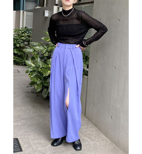 MURUA「ウェーブシアーニット」|ニット・セーター|