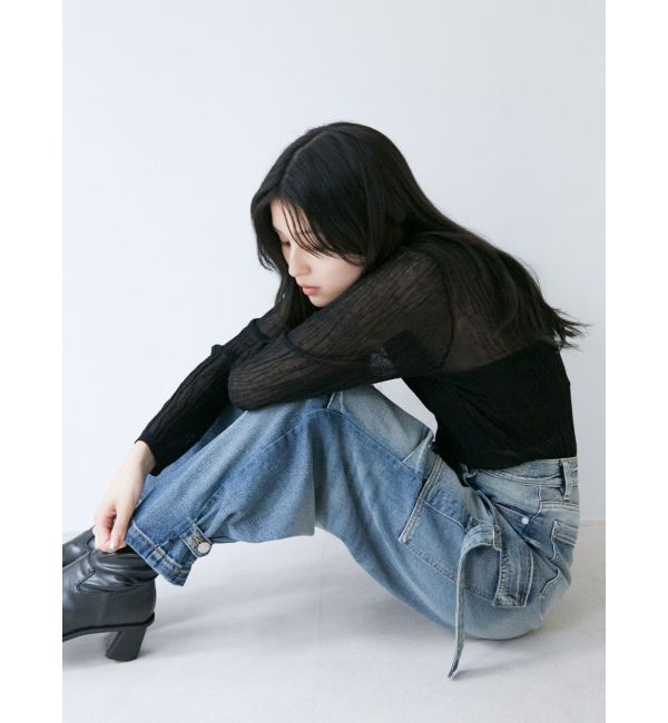 MURUA「ウェーブシアーニット」|ニット・セーター|