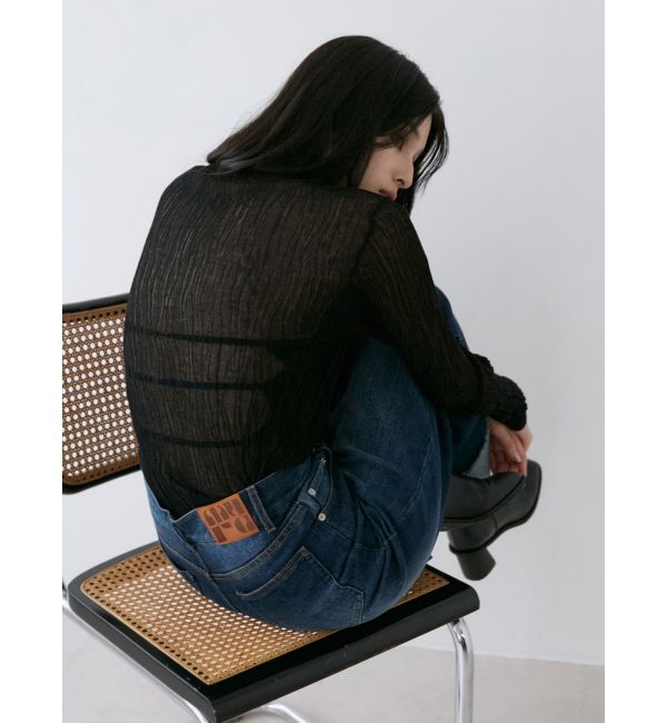 MURUA「ウェーブシアーニット」|ニット・セーター|
