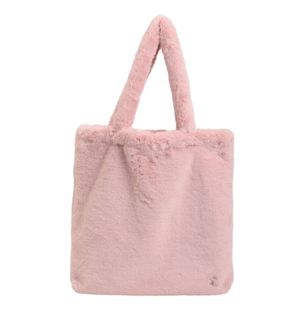 MURUA「フェイクファーロゴトートバッグ」|トートバッグ|