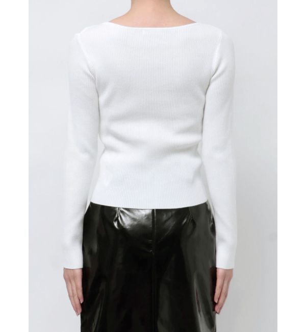 MURUA「フロントオープンリブニット」|ニット・セーター|