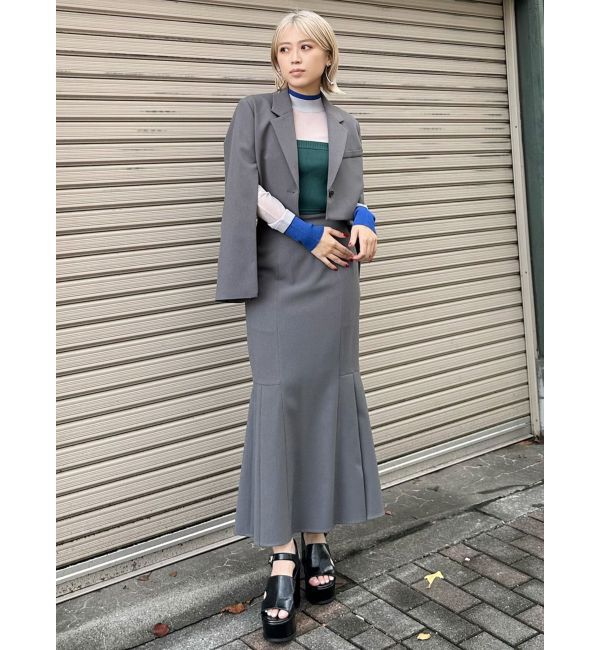 MURUA「ヘムアタッチメントショートジャケット【セットアップ着用可】」|テーラードジャケット|