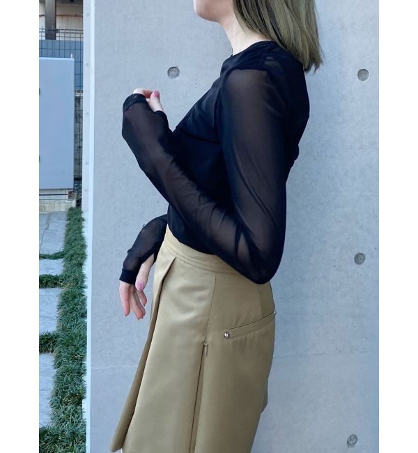 MURUA「カラーブロックシアートップス」|Tシャツ・カットソー|