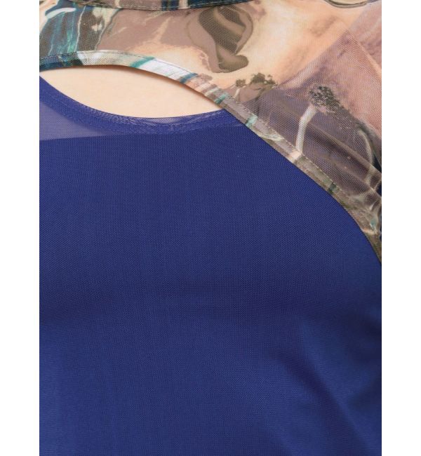 MURUA「カラーブロックシアートップス」|Tシャツ・カットソー|