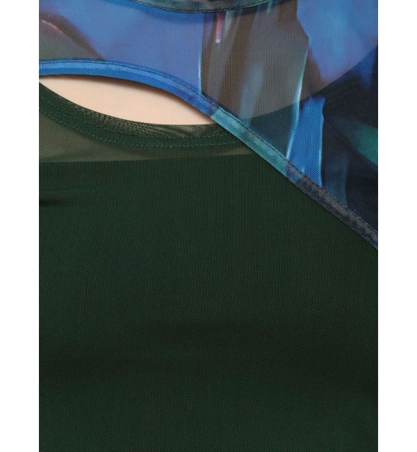 MURUA「カラーブロックシアートップス」|Tシャツ・カットソー|