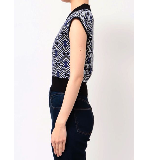 MURUA「ジオメトリックニットタンク」|タンクトップ|