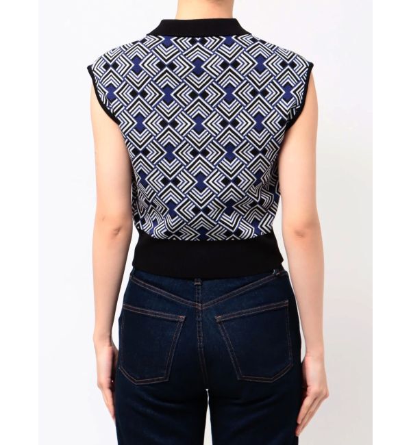 MURUA「ジオメトリックニットタンク」|タンクトップ|