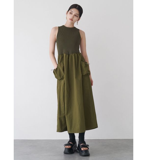 MURUA「ニットドッキングワンピース」|ワンピース|