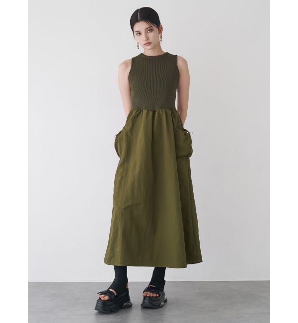 MURUA「ニットドッキングワンピース」|ワンピース|