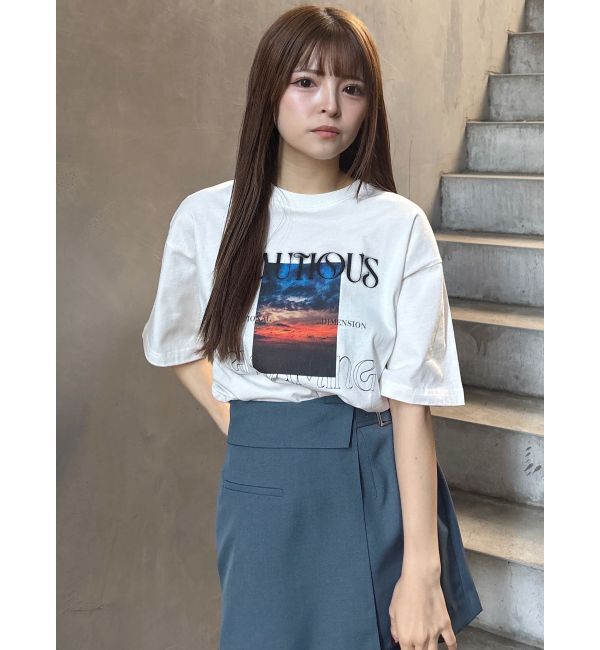 MURUA「GLOAMINGオーバーTシャツ」|Tシャツ・カットソー|