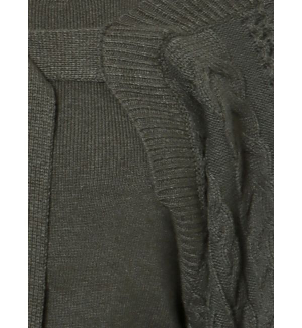 Ungrid「ケーブルニットボレロアンサンブル」|カーディガン|