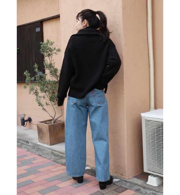 Ungrid「ダブルジップニットカーデ」|カーディガン|