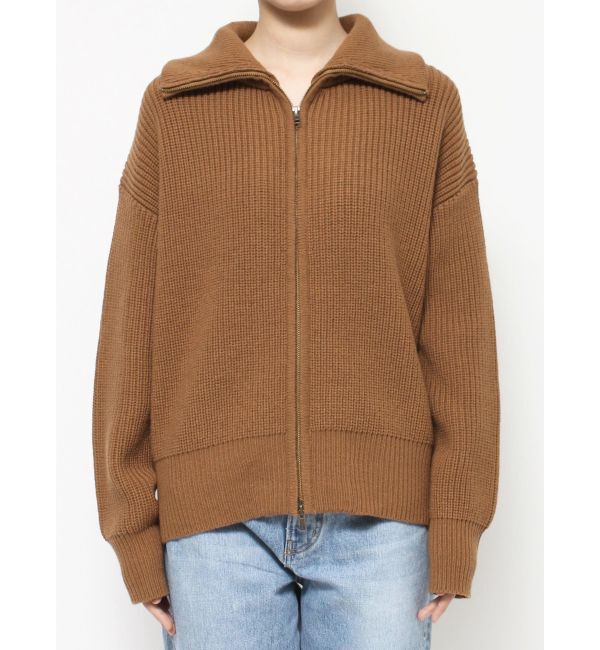 Ungrid「ダブルジップニットカーデ」|カーディガン|