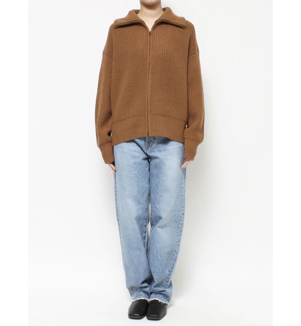 Ungrid「ダブルジップニットカーデ」|カーディガン|