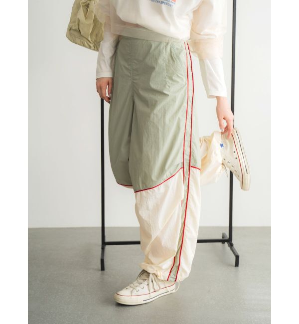 Ungrid「カラーブロッキングナイロンパンツ」|その他|