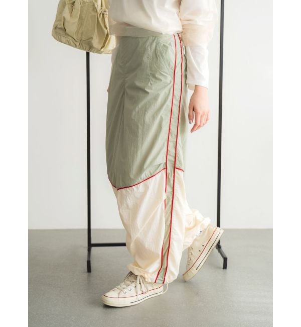 Ungrid「カラーブロッキングナイロンパンツ」|その他|