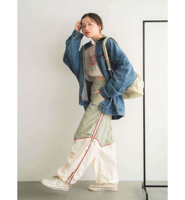 Ungrid「カラーブロッキングナイロンパンツ」|その他|