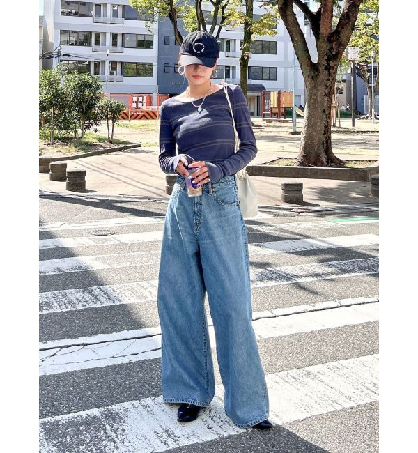 Ungrid「ボリュームルーズデニム」|デニム|