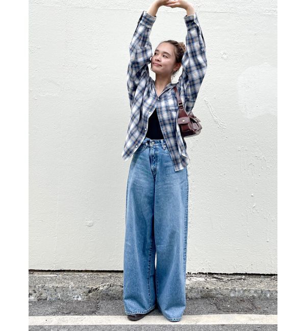 Ungrid「ボリュームルーズデニム」|デニム|