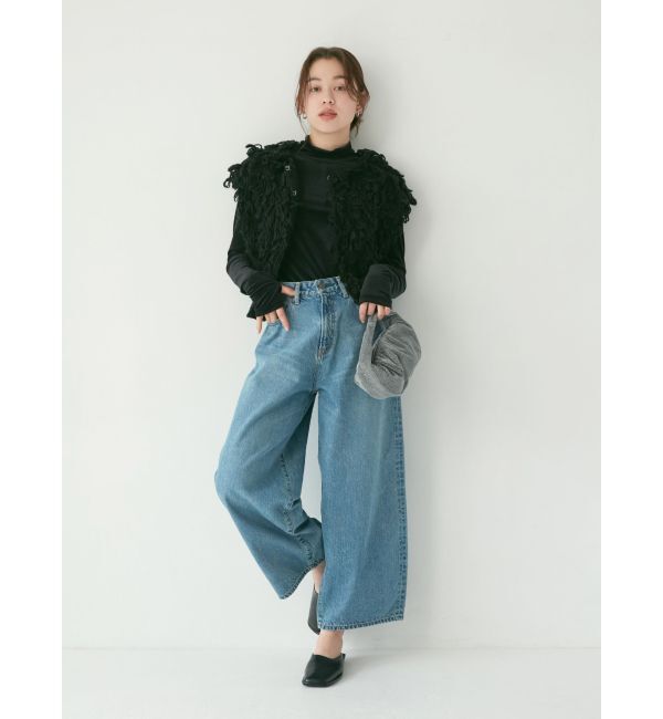 Ungrid「ボリュームルーズデニム」|デニム|