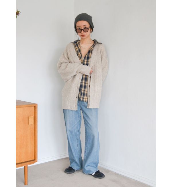 Ungrid「ミドル丈ニットカーデ」|カーディガン|