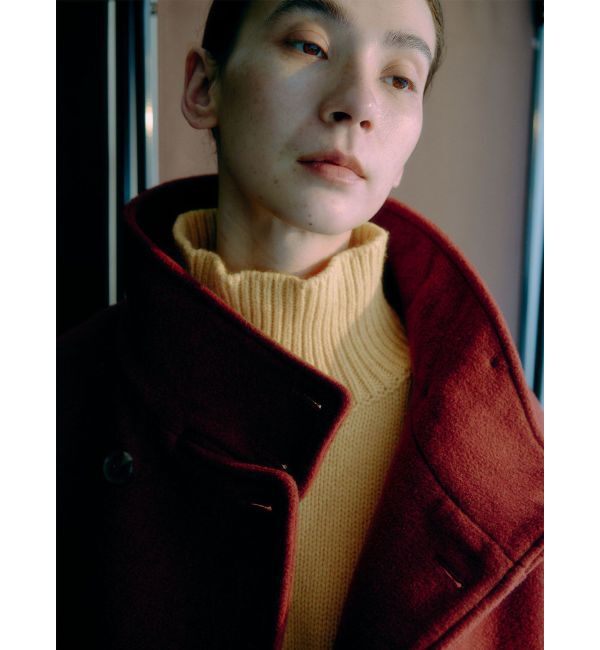 Ungrid「ハイネックボリュームカラーニット」|ニット・セーター|イエロー