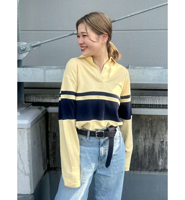 Ungrid「バイカラーポロシャツ」|ポロシャツ|