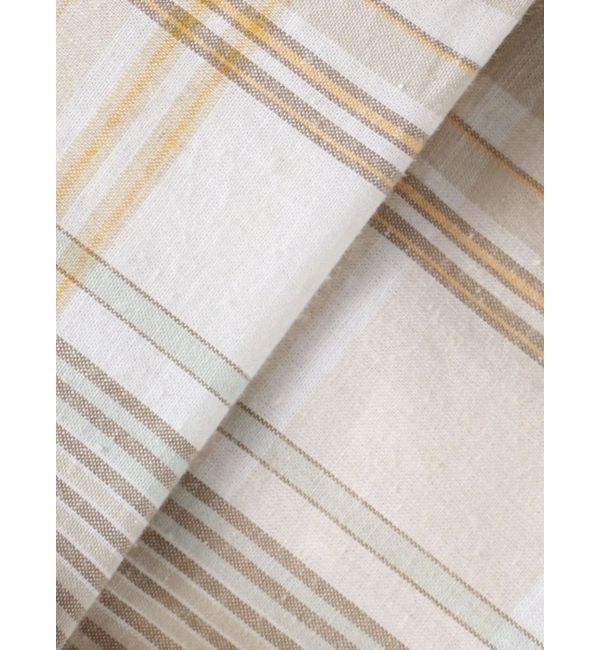 Ungrid「リネン混チェック柄パンツ」|その他|