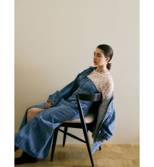 Ungrid「シアーレースロングスリーブTee」|Tシャツ・カットソー|