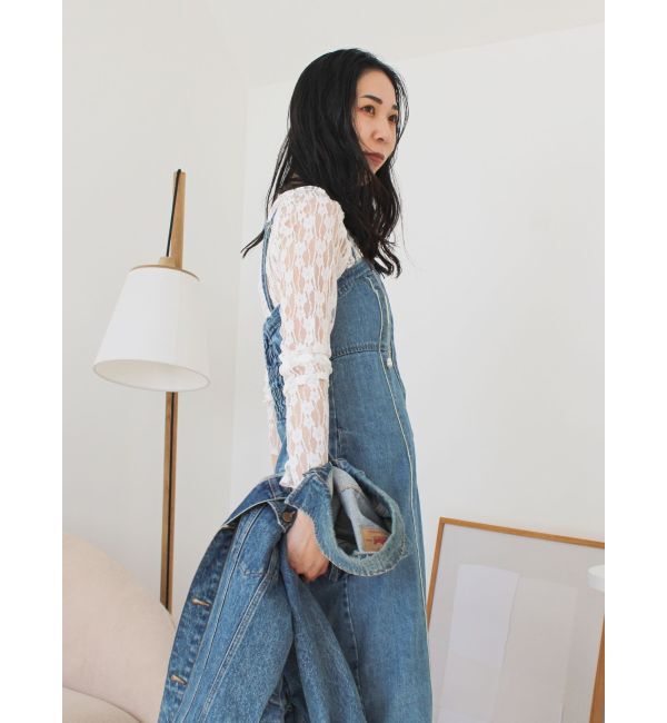 Ungrid「シアーレースロングスリーブTee」|Tシャツ・カットソー|