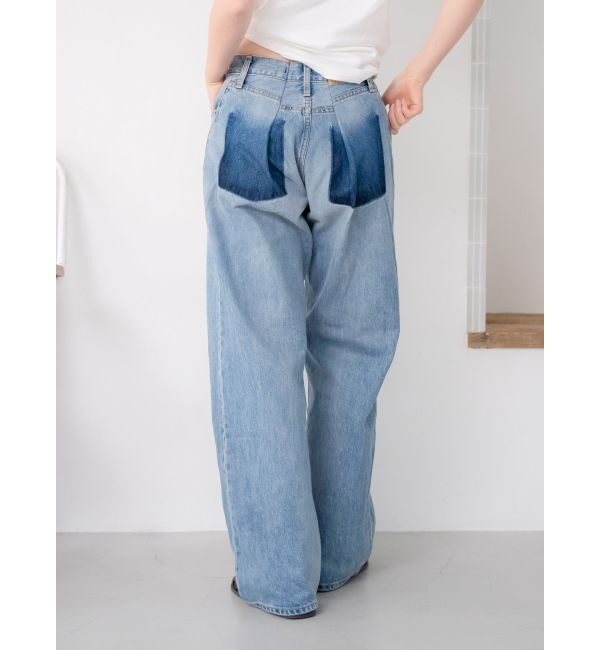 Ungrid「リメイクデザインルーズデニム」|デニム|