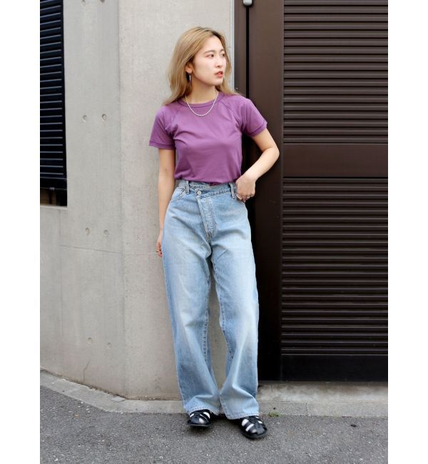 Ungrid「リメイクデザインルーズデニム」|デニム|