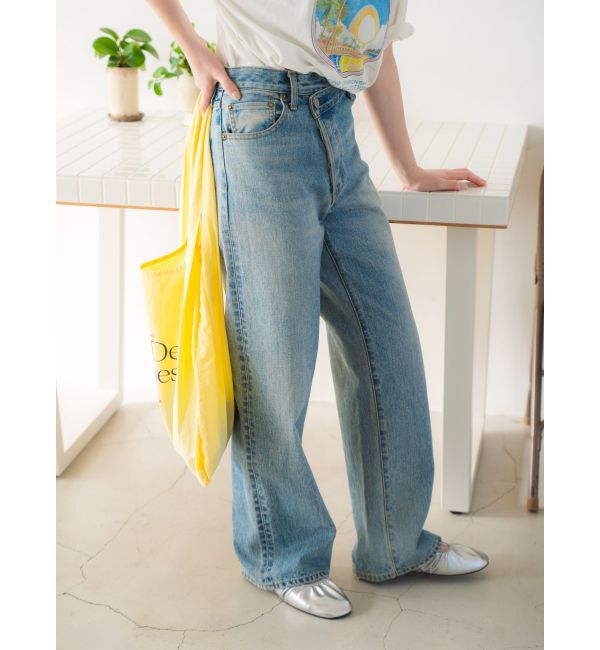 Ungrid「リメイクデザインルーズデニム」|デニム|