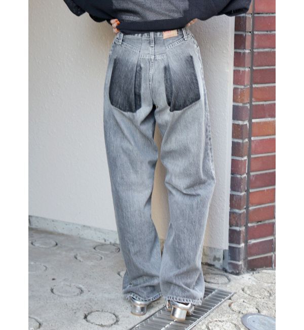 Ungrid「リメイクデザインルーズデニム」|デニム|